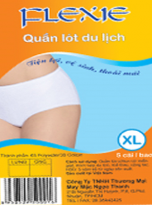 Quần thiết kế ôm gọn phần mông , vô cùng tiện lợi và hợp vệ sinh .Có thế giặt và sử dụng lại .rất thích hợp cho phụ nữ đi du lịch , hay công tác 